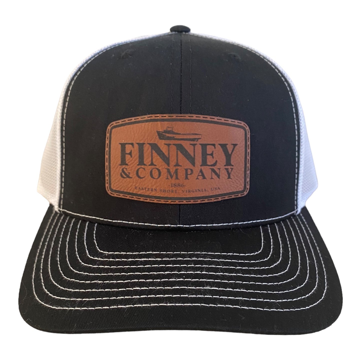 Richardson Classic Trucker Hat Leather Patch