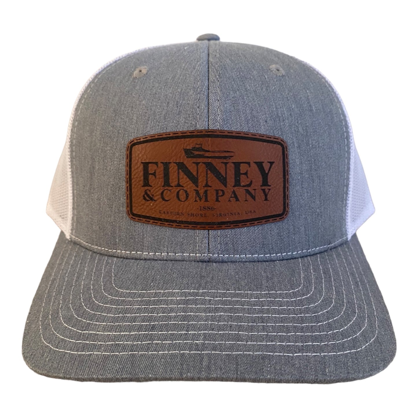 Richardson Classic Trucker Hat Leather Patch